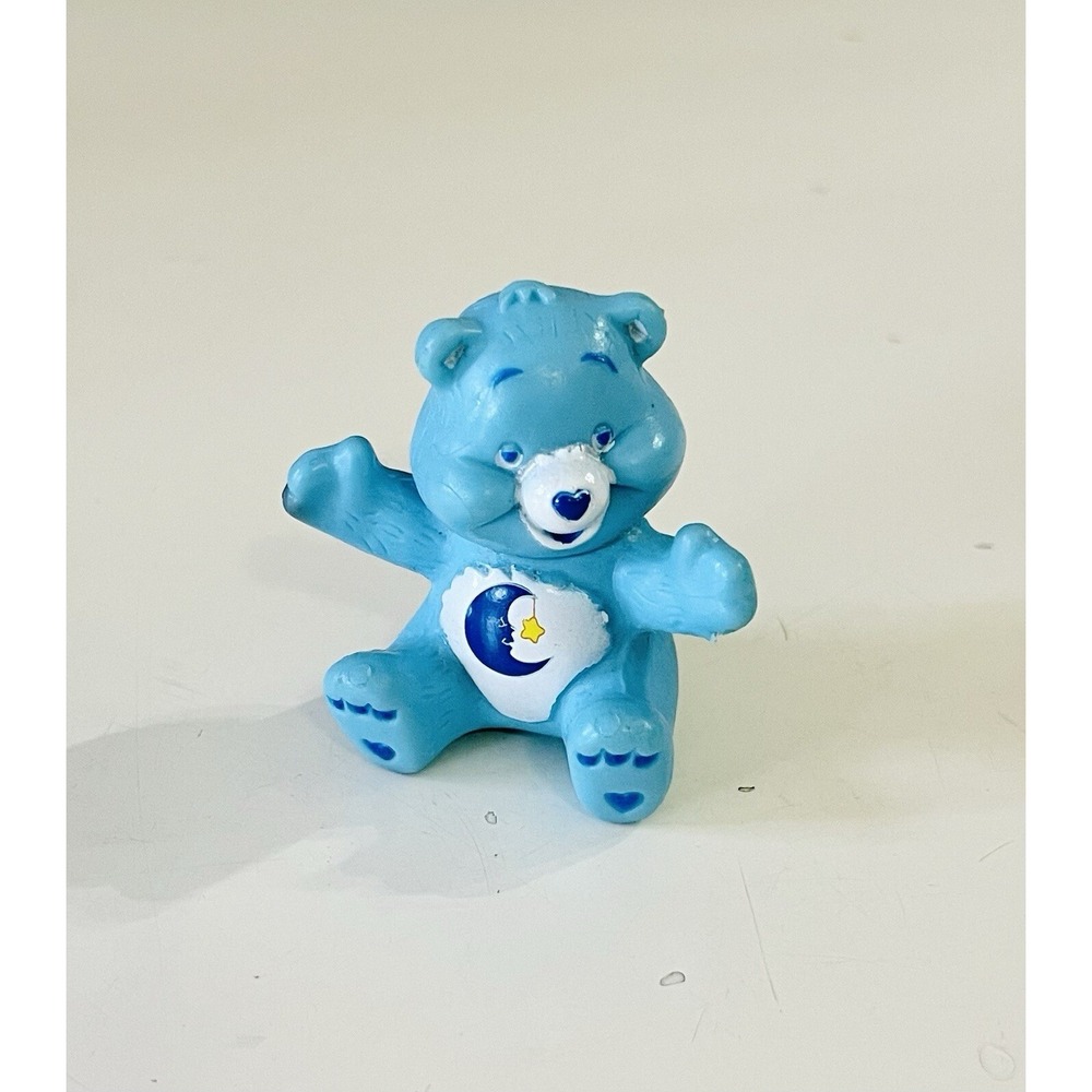 Vintage Care Bear Bears 1983 Bed Time Bear Figure Kenner Blue